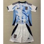 Camiseta Japón 2024 Anime Blanco/Azul Niño Kit