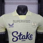 Camiseta Everton FC Segunda Equipación 2025/2026 Beige (EDICIÓN JUGADOR)