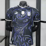 Camiseta Argentina Segunda Equipación Mundial 2026 Negro/Morado con FIFA2022 (EDICIÓN JUGADOR)