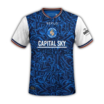 Camiseta Luton Town Segunda Equipación 2025/2026 Azul/Blanco
