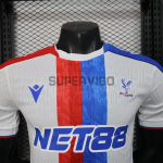 Camiseta Crystal Palace FC Tercera Equipación 2025/2026 Blanco/Azul/Rojo (EDICIÓN JUGADOR)