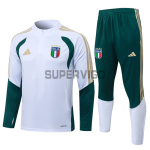 Sudadera de Entrenamiento Italia 2026 Kit Blanco/Verde