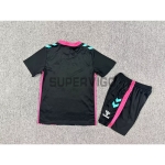 Camiseta de Portero Sunderland AFC 2025/2026 Negro/Rosa/Blanco Niño Kit