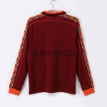 Camiseta AS Roma Primera Equipación Retro 1998/99 ML Rojo Oscuro