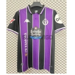 Camiseta Real Valladolid Segunda Equipación 2025/2026 Morado/Negro con Parche La Liga