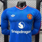 Camiseta Manchester United Segunda Equipación 2026/2027 ML Azul (EDICIÓN JUGADOR)