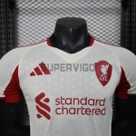 Camiseta Liverpool Segunda Equipación 2025/2026 Blanco (EDICIÓN JUGADOR)