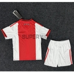 Camiseta Ajax Primera Equipación 2025/2026 Rojo/Blanco Niño Kit