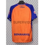Camiseta Málaga CF Segunda Equipación 2025/2026 Naranja/Azul con Parche La Liga