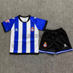 Camiseta Espanyol Primera Equipación 2026/2027 Azul/Blanco Niño Kit con Parche La Liga