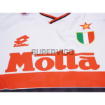 Camiseta AC Milan Segunda Equipación Retro 1993/94 Blanco Niño Kit