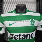 Camiseta Lisboa Primera Equipación 2025/2026 Verde/Blanco (EDICIÓN JUGADOR)