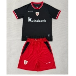 Camiseta Athletic de Bilbao Segunda Equipación 2026/2027 Negro Niño Kit
