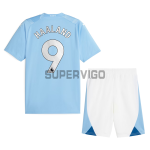Camiseta Haaland 9 Manchester City Primera Equipación 2023/2024 Niño Kit