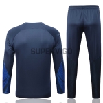 France Kid's Sweat Kit (Top+Pants) Navy Blue 2022