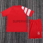 Camiseta Liverpool Primera Equipación Retro 1991/92 Rojo Niño Kit