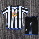 Camiseta Newcastle United Primera Equipación Retro 1999/00 Negro/Blanco Niño Kit