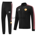 2022/2023 Manchester United Black/Red Training Kit (Jacket+Trouser)