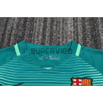 Camiseta Barcelona Tercera Equipación Retro 2016/17 Verde Niño Kit