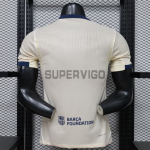 Camiseta Barcelona 2026/2027 Beige/Rojo (EDICIÓN JUGADOR)