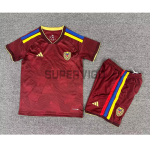Camiseta Venezuela Primera Equipación Mundial 2026 Rojo Oscuro Niño Kit