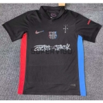 Camiseta Barcelona x Travis Scott Segunda Equipación 2024/2025 Negro