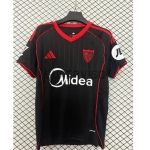 Camiseta Sevilla FC Tercera Equipación 2025/2026 Negro con Parche La Liga