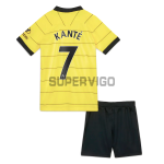 KANTÉ 7 Chelsea Kid's Soccer Jersey Away Kit 2021/2022