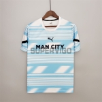 Camiseta de Entrenamiento Manchester City 2022/2023 Blanco/Azul Claro