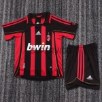 Camiseta MALDINI 3 AC Milan Primera Equipación Retro 2006/07 Niño Kit Rojo/Negro