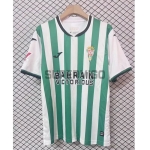 Camiseta Córdoba CF Primera Equipación 2025/2026 Verde/Blanco con Parche La Liga