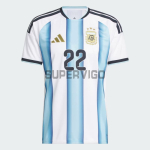 Camiseta L.Martínez 22 Argentina Primera Equipación 2026 Azul/Blanco