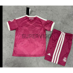 Camiseta Real Madrid 2026/2027 Rojo Niño Kit con Parche HP