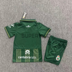 Camiseta Racing de Santander Segunda Equipación 2026/2027 Verde Oscuro Niño Kit