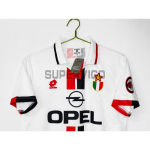 Camiseta AC Milan Segunda Equipación Retro 1996/97 Blanco