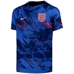 Camiseta Inglaterra 2022 Pre-Match Azul