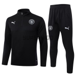 Sudadera De Entrenamiento Manchester City 2025/2026 Kit Negro/Blanco