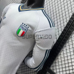 Camiseta Italia Segunda Equipación Mundial 2026 ML Blanco (EDICIÓN JUGADOR)