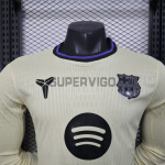 Camiseta Barcelona Segunda Equipación 2025/2026 ML Oro (EDICIÓN JUGADOR)