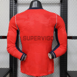 Camiseta Inglaterra Segunda Equipación Mundial 2026 ML Rojo (EDICIÓN JUGADOR)