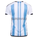 Camiseta Argentina Primera Equipación 2022 Mundial Campeón con Tres Estrellas