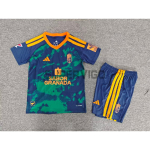 Camiseta Granada Segunda Equipación 2026/2027 Azul/Verde Niño Kit con Parche La Liga