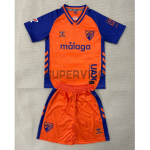 Camiseta Málaga CF Tercera Equipación 2025/2026 Naranja/Azul con Parche La Liga