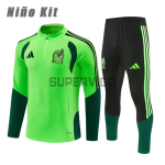 Sudadera de Entrenamiento México 2026 Niño Kit Verde Claro