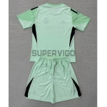 Camiseta de Portero Real Madrid 2025/2026 Verde Niño Kit