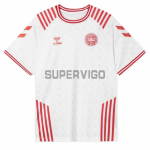 Camiseta Dinamarca 2022 Blanco