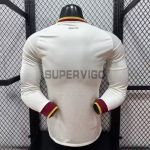 Camiseta España Segunda Equipación Mundial 2026 ML Blanco/Rojo (EDICIÓN JUGADOR)