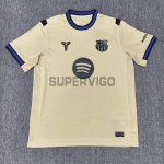 Camiseta Barcelona Segunda Equipación 2025/2026 Oro