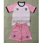 Camiseta AFC Bournemouth Tercera Equipación 2025/2026 Rosa Niño Kit