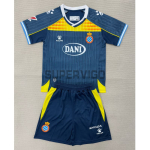 Camiseta Espanyol Tercera Equipación 2025/2026 Azul Marino Niño Kit con Parche La Liga